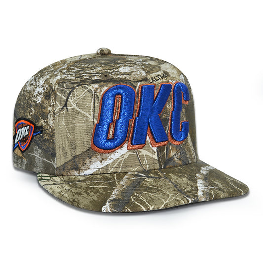 Oklahoma City Thunder "OAK TREE" Exclusive New Era 59Fifty Fitted Hat - Real Tree