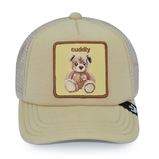 THE CUDDLY BEAR Goorin Bros Mesh Trucker Youth Snapback Hat - Khaki