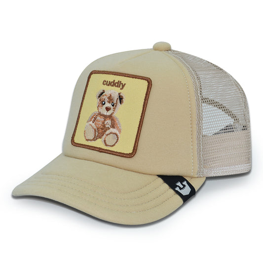 THE CUDDLY BEAR Goorin Bros Mesh Trucker Youth Snapback Hat - Khaki