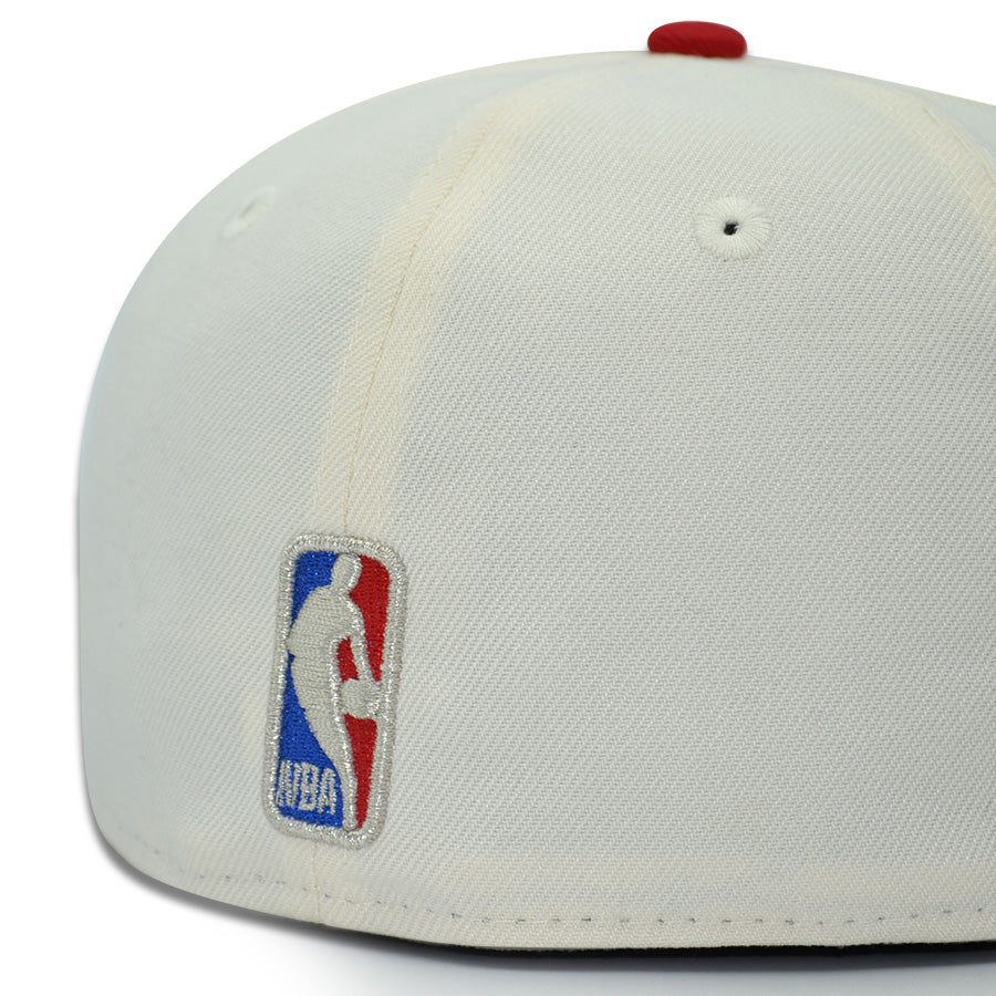 Philadelphia 76ers "THE ANSWER" Exclusive New Era 59Fifty Fitted Hat - Chrome/Black