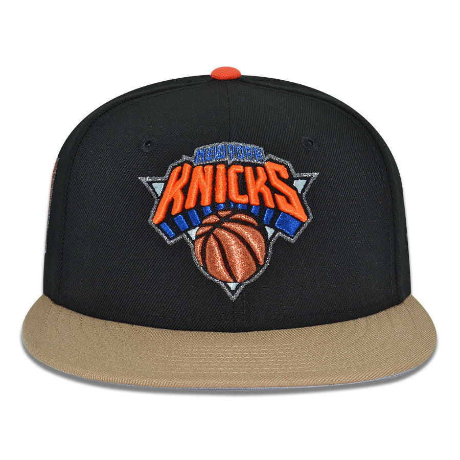 New York Knicks "BODEGA CATS" Exclusive New Era 59Fifty Fitted Hat - Black/Khaki