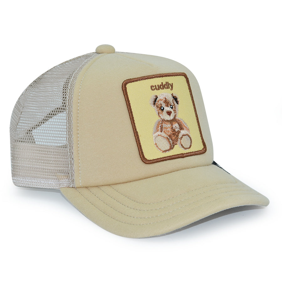 THE CUDDLY BEAR Goorin Bros Mesh Trucker Youth Snapback Hat - Khaki