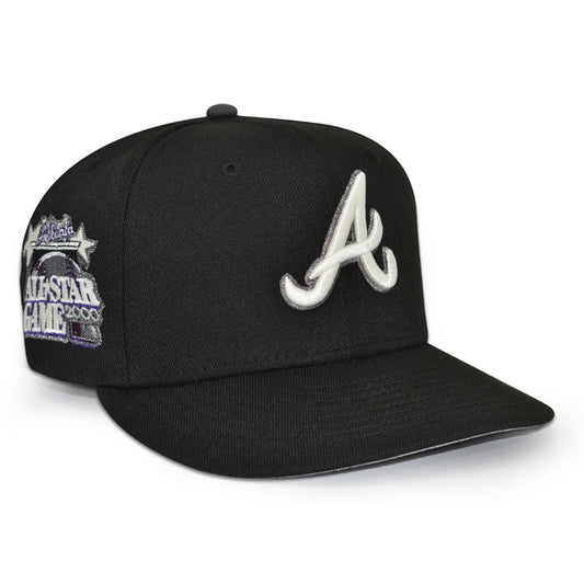 Atlanta Braves "PURPLE REIGN" Exclusive New Era 59Fifty Fitted Hat - Black