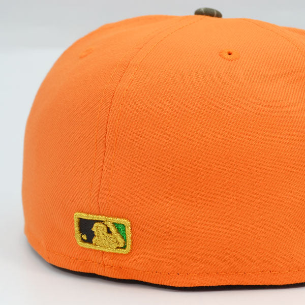 Baltimore Orioles 30th ANNIVERSARY Exclusive New Era 59Fifty Fitted Hat - Orange/Real Tree Camo