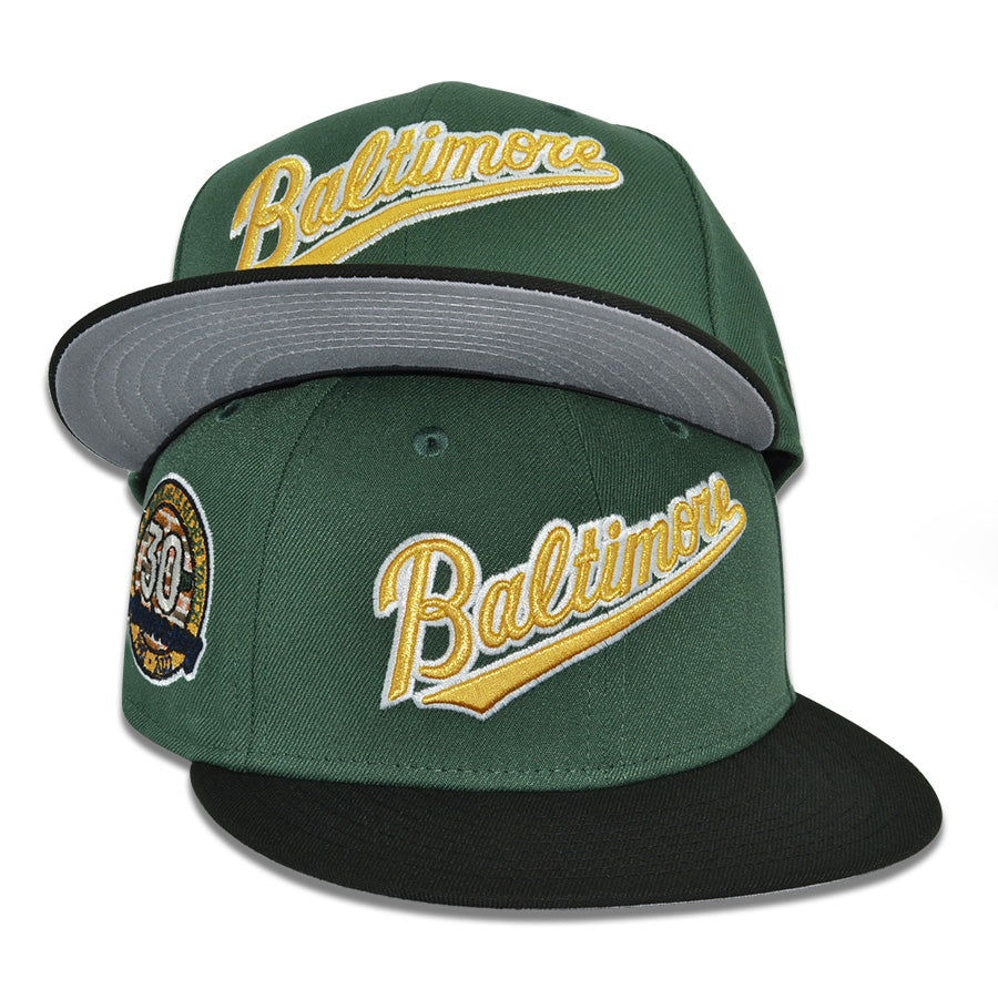 Baltimore Orioles "CLOVERDALE" Exclusive New Era 59Fifty Fitted Hat - Cilantro/Black