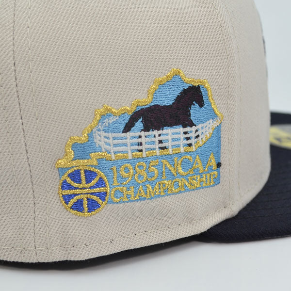 Georgetown Hoyas 1985 FINAL FOUR Exclusive New Era 59Fifty Fitted Hat - Gray/Navy