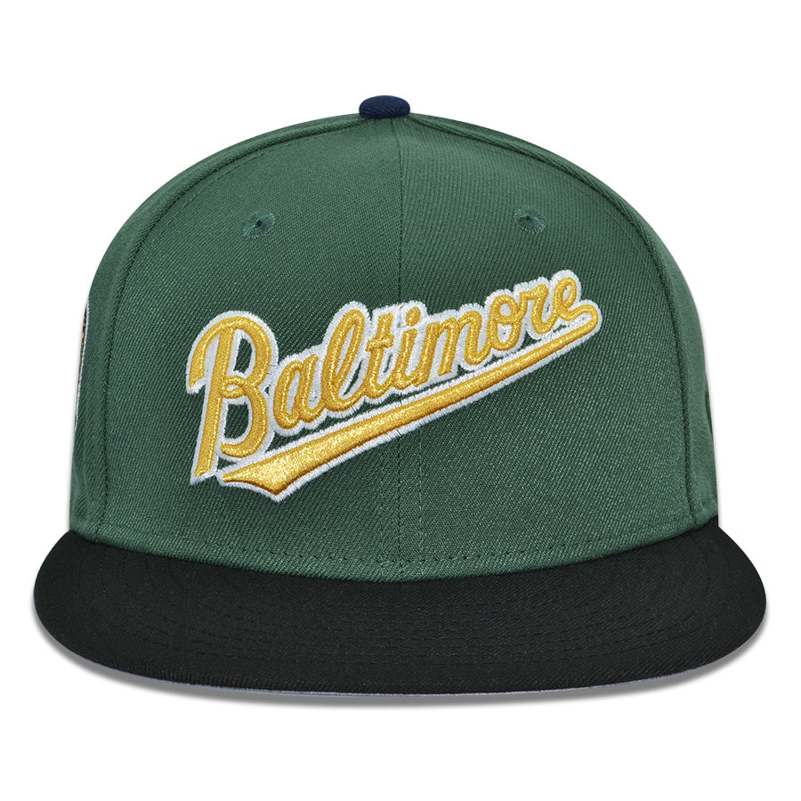 Baltimore Orioles "CLOVERDALE" Exclusive New Era 59Fifty Fitted Hat - Cilantro/Black
