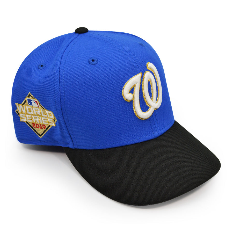 Washington Nationals 2019 WORLD SERIES Exclusive New Era 59Fifty Fitted Hat - Fresh Blue/Black