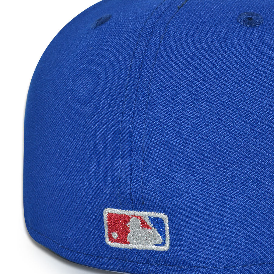 Los Angeles Dodgers "MJ and em" Exclusive New Era 59Fifty Fitted Hat - Calming Blue/Scarlet
