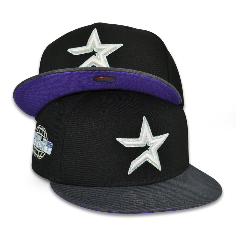 Houston Astros "THE HAZE" Exclusive New Era 59Fifty Fitted Hat - Black/Graphite