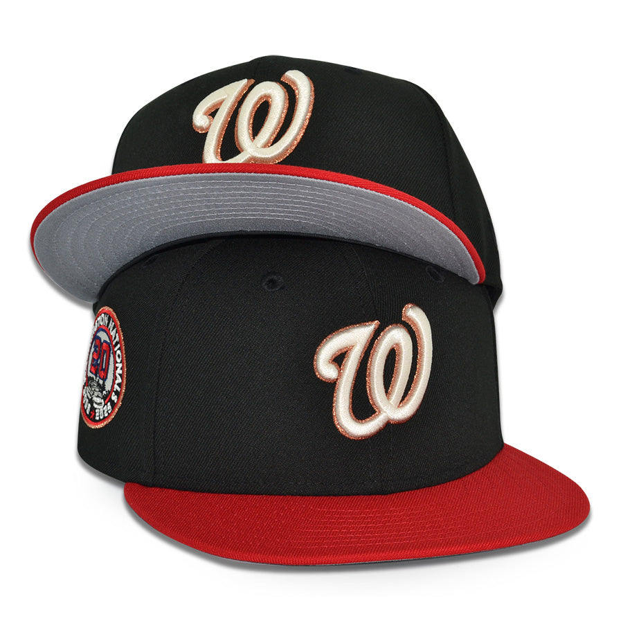 Washington Nationals "20 IN THE HILL" Exclusive New Era 59Fifty Fitted Hat - Black/Red