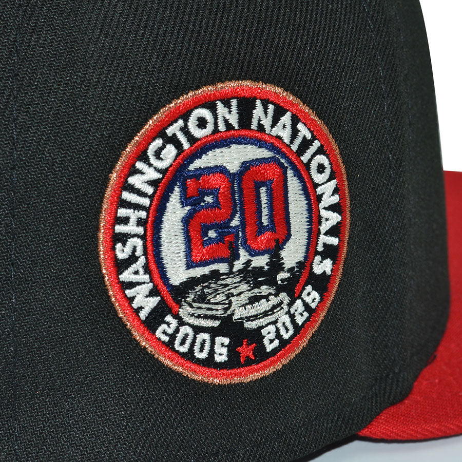 Washington Nationals "20 IN THE HILL" Exclusive New Era 59Fifty Fitted Hat - Black/Red