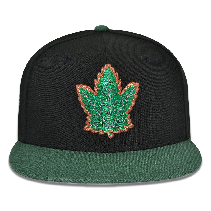 Toronto Maple Leafs "ETOBICOKE" Exclusive New Era 59Fifty Fitted Hat - Black/Pine