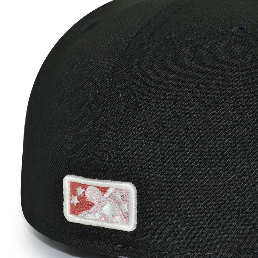 Norfolk Tides "INGLORIOUS BASTARDS" Exclusive New Era 59Fifty Fitted Hat - Black/Pinky