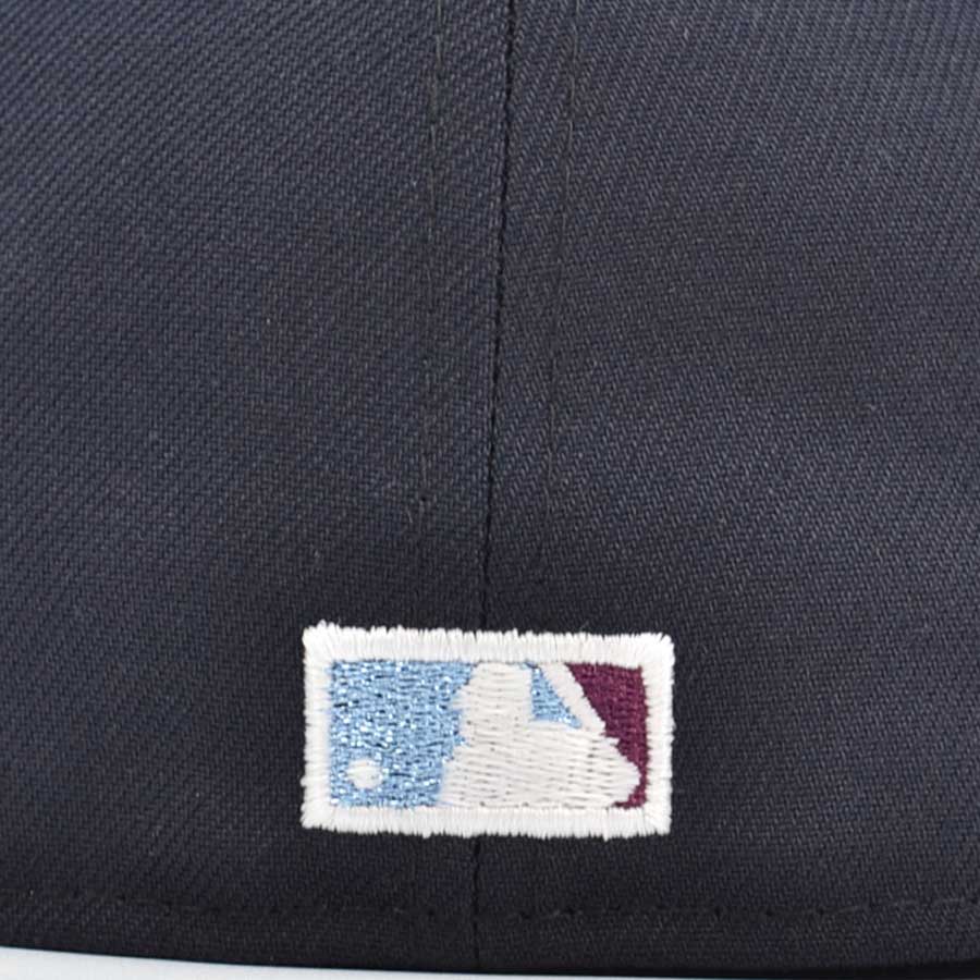Chicago White Sox COMISKEY PARK Exclusive New Era 59Fifty Fitted Hat - Navy/Maroon
