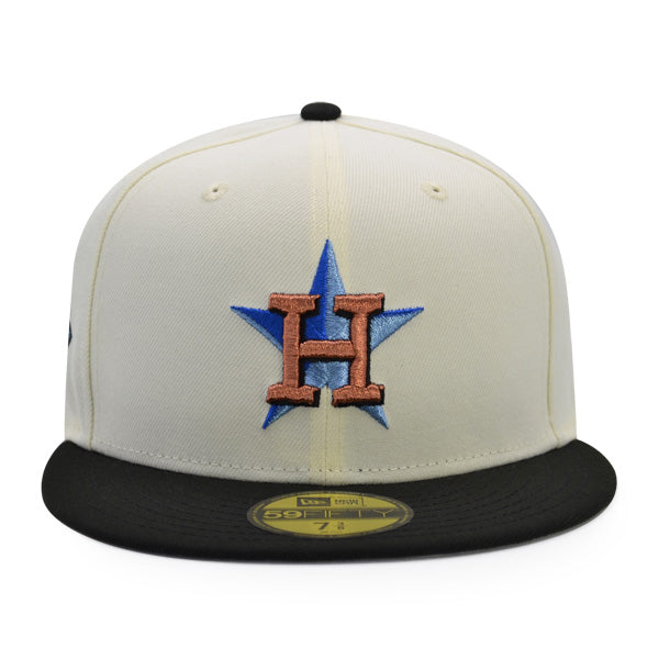 Houston Astros 2022 WSC TRIPLE METALLIC Exclusive New Era 59Fifty Fitted Hat – Chrome/Black