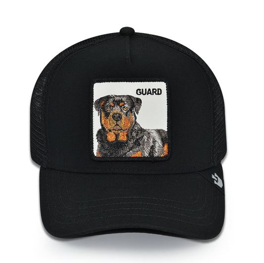 THE GUARD DOG Goorin Bros Mesh Trucker Snapback Hat -Black