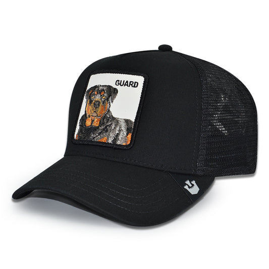 THE GUARD DOG Goorin Bros Mesh Trucker Snapback Hat -Black