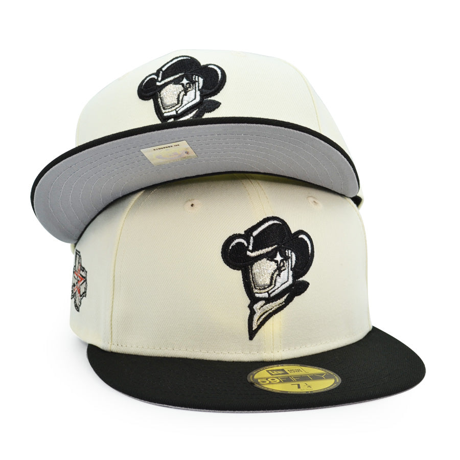 Sugarland Space Cowboys ASTROS Side Patch Exclusive New Era 59Fifty Fitted Hat -Chrome/Bk