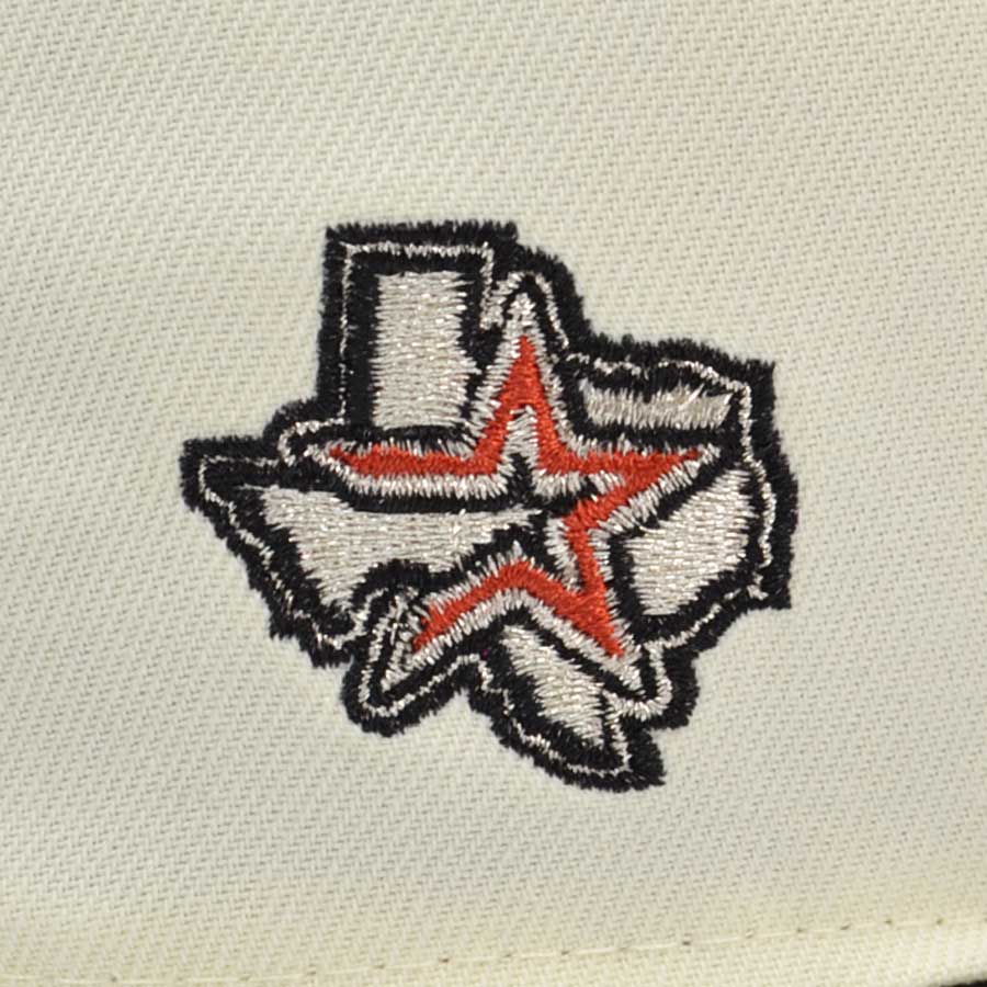 Sugarland Space Cowboys ASTROS Side Patch Exclusive New Era 59Fifty Fitted Hat -Chrome/Bk
