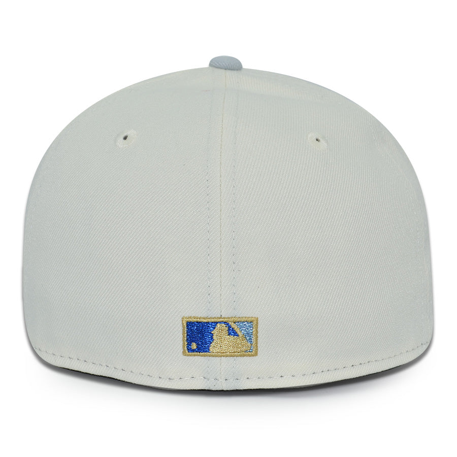 New York Yankees "NYon LIGHTS" Exclusive New Era 59Fifty Fitted Hat - Chrome/Ocean Blue