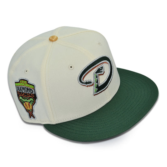 Arizona Diamondbacks "DRAGON GOD" Exclusive New Era 59Fifty Fitted Hat - Chrome/Cilantro