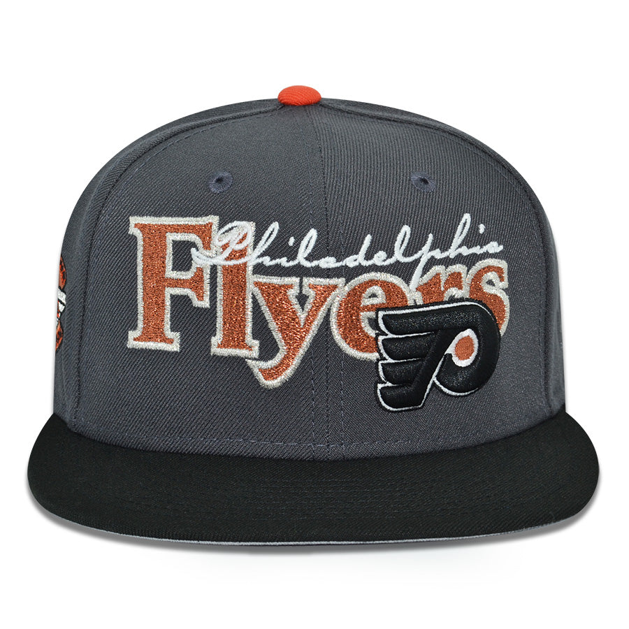 Philadelphia Flyers "SPECIALTY FLYERS" Exclusive New Era 59Fifty Fitted Hat - Dark Graphite/Black