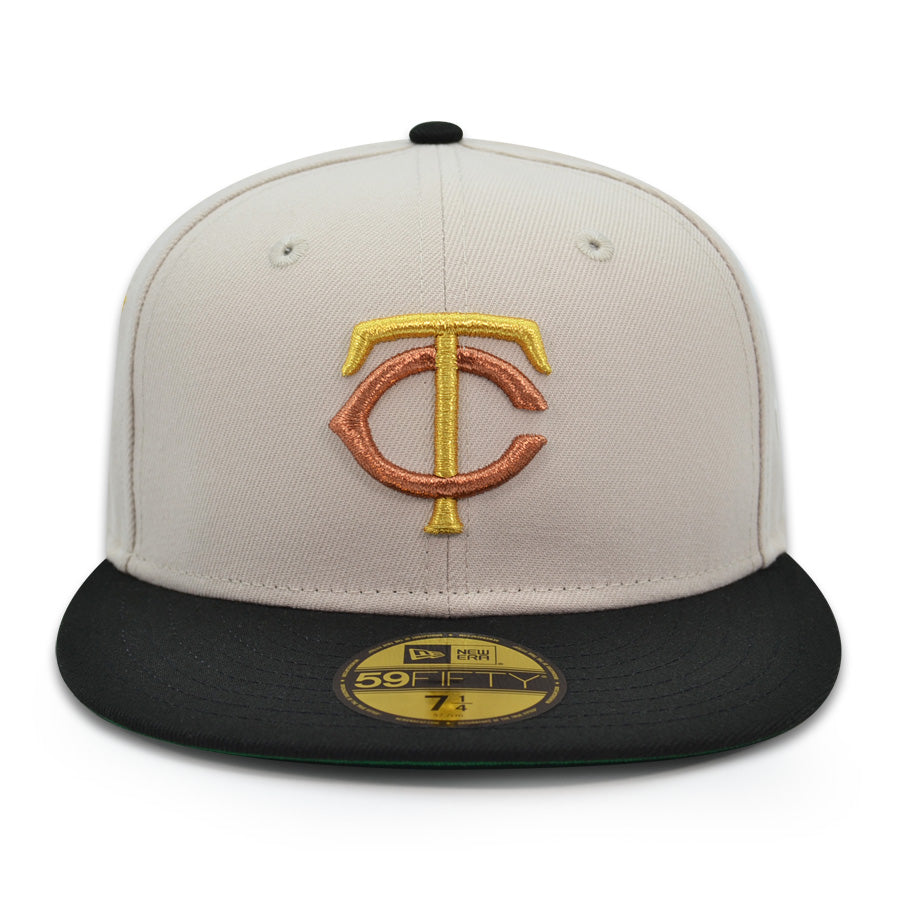 Minnesota Twins "ALCHEMY" Exclusive New Era 59Fifty Fitted Hat - Stone/Black