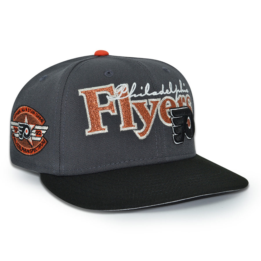 Philadelphia Flyers "SPECIALTY FLYERS" Exclusive New Era 59Fifty Fitted Hat - Dark Graphite/Black