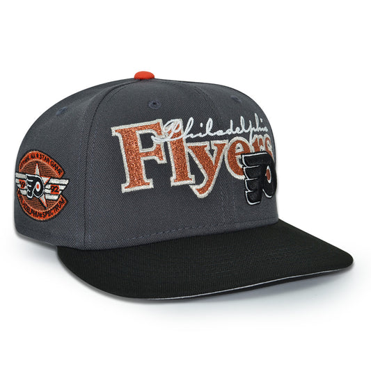 Philadelphia Flyers "SPECIALTY FLYERS" Exclusive New Era 59Fifty Fitted Hat - Dark Graphite/Black