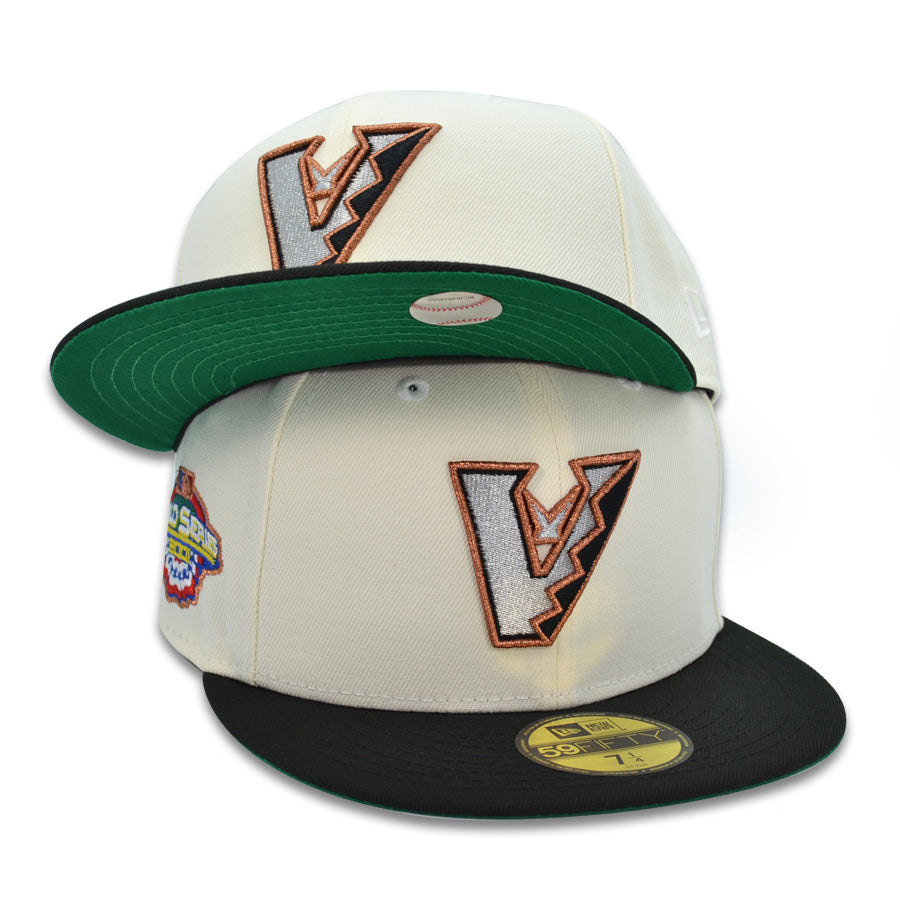 Arizona Diamondbacks FLIP 2001 WORLD SERIES Exclusive New Era 59Fifty Fitted Hat - Chrome