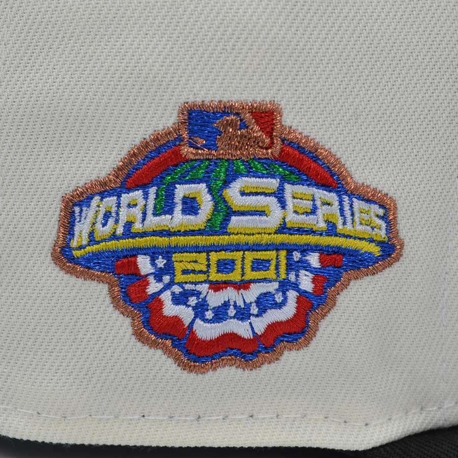 Arizona Diamondbacks FLIP 2001 WORLD SERIES Exclusive New Era 59Fifty Fitted Hat - Chrome