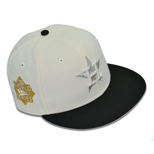 Houston Astros "J.DANG 4.0" Exclusive New Era 59Fifty Fitted Hat - Chrome/Black/Pinky