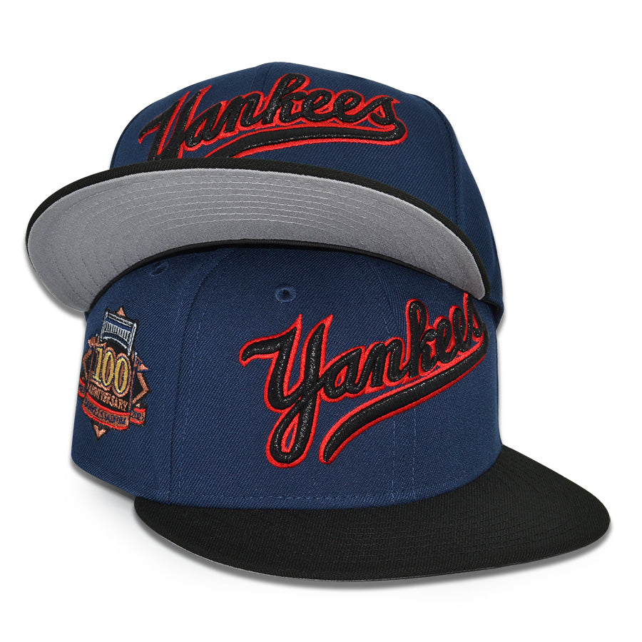 New York Yankees "FISH SCALE" Exclusive New Era 59Fifty Fitted Hat - Oceanside/Black