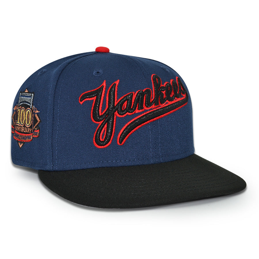 New York Yankees "FISH SCALE" Exclusive New Era 59Fifty Fitted Hat - Oceanside/Black