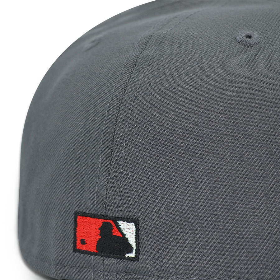 Oakland Athletics "OLD AMBER" Exclusive New Era 59Fifty Fitted Hat - Dark Graphite/Black