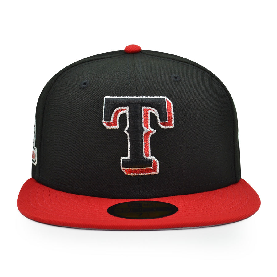 Texas Rangers 2020 INAUGURAL SEASON Exclusive New Era 59Fifty Fitted Hat - Black/Red