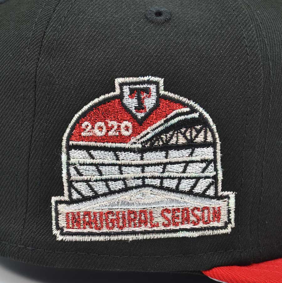 Texas Rangers 2020 INAUGURAL SEASON Exclusive New Era 59Fifty Fitted Hat - Black/Red