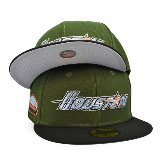 Houston Astros ASTRODOME Exclusive New Era 59Fifty Fitted Hat - Rifle Green/Black