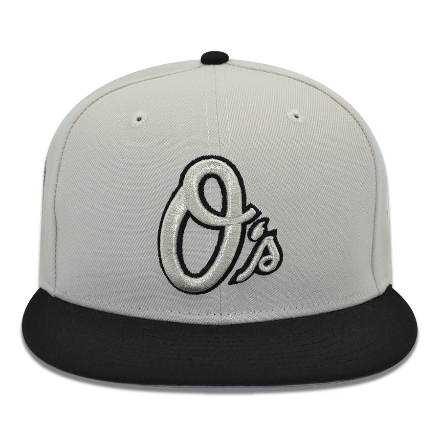 Baltimore Orioles "BROCKS ACE" Exclusive New Era 59Fifty Fitted Hat - Stone/Black