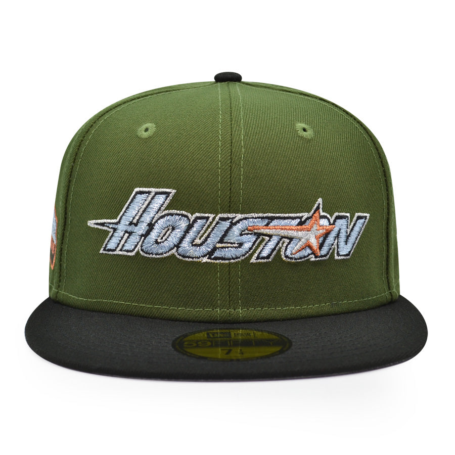 Houston Astros ASTRODOME Exclusive New Era 59Fifty Fitted Hat - Rifle Green/Black