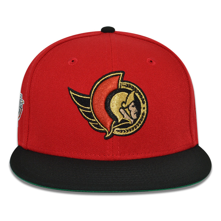 Ottawa Senators "TROJAN WAR" Exclusive New Era 59Fifty Fitted Hat - Scarlet/Black