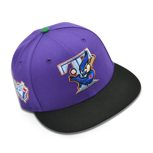 Toronto Blue Jays "ILLUSIONS" Exclusive New Era 59Fifty Fitted Hat - Deep Purple/Black