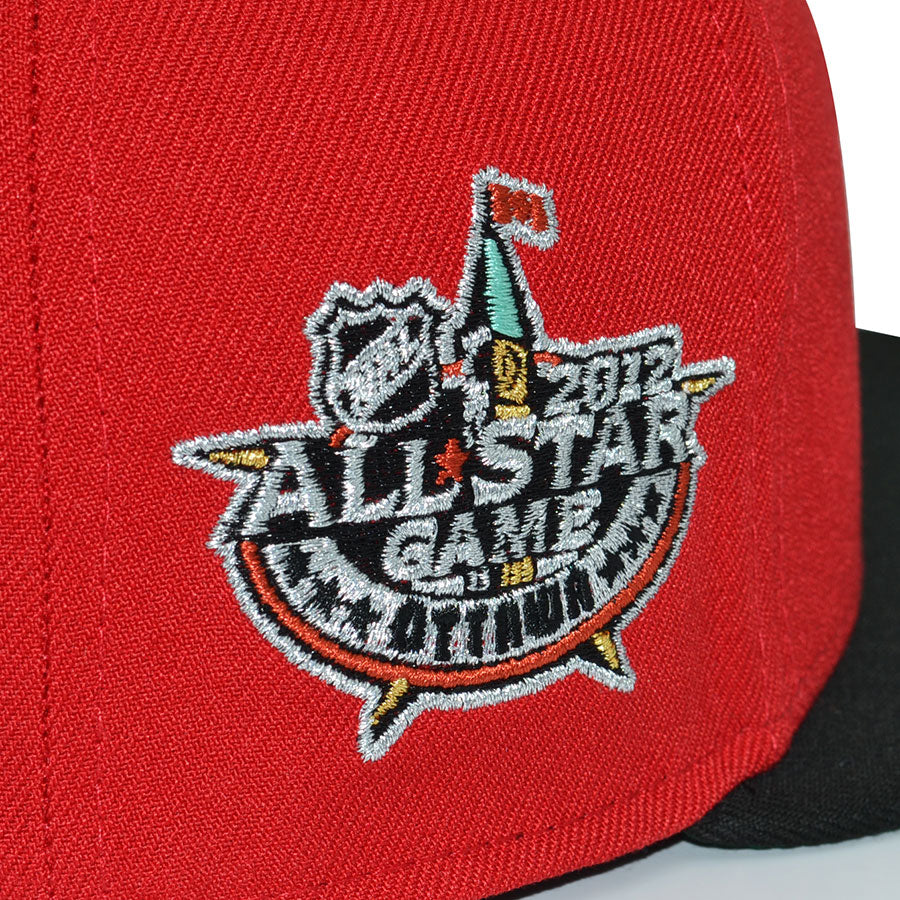 Ottawa Senators "TROJAN WAR" Exclusive New Era 59Fifty Fitted Hat - Scarlet/Black