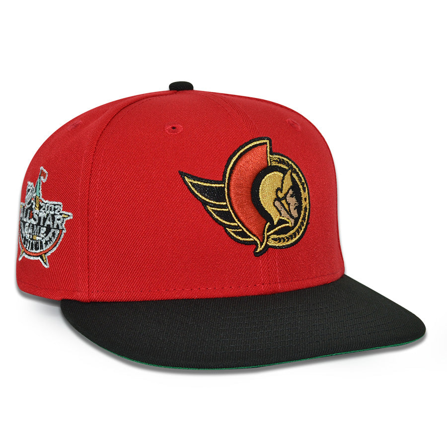 Ottawa Senators "TROJAN WAR" Exclusive New Era 59Fifty Fitted Hat - Scarlet/Black