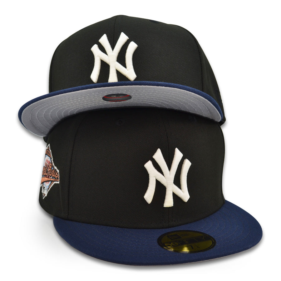 New York Yankees 1996 WORLD SERIES Exclusive New Era 59Fifty Fitted Hat - Black/OC Navy