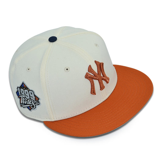 New York Yankees "THE MELO" Exclusive New Era 59Fifty Fitted Hat - Chrome/Flight Orange