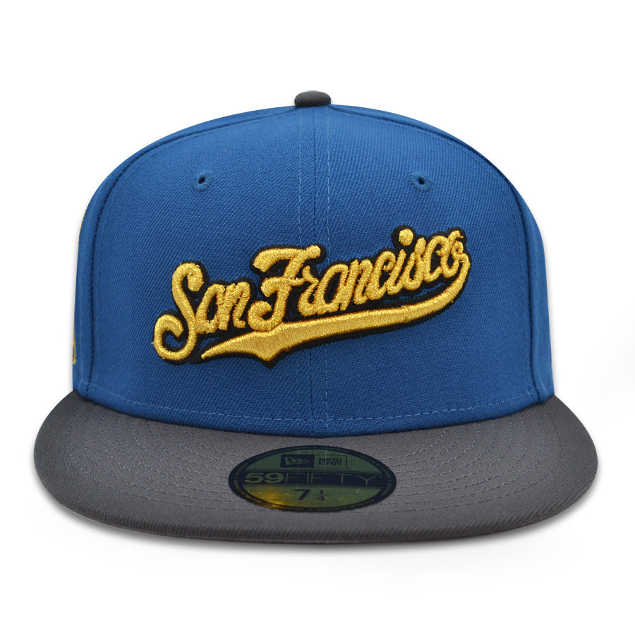 San Francisco Giants 2007 ALL-STAR GAME Exclusive New Era 59Fifty Fitted Hat - Seashore/Dark Graphite