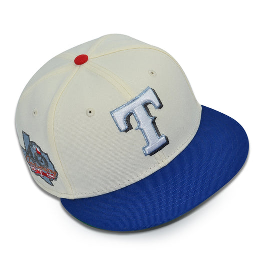 Texas Rangers "LONE STAR CLASSIC" Exclusive New Era 59Fifty Fitted Hat - Chrome/Lt Royal