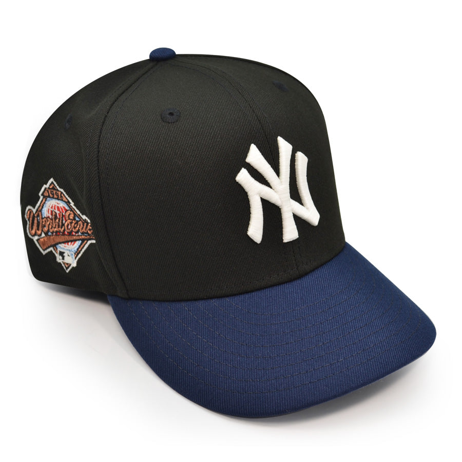 New York Yankees 1996 WORLD SERIES Exclusive New Era 59Fifty Fitted Hat - Black/OC Navy